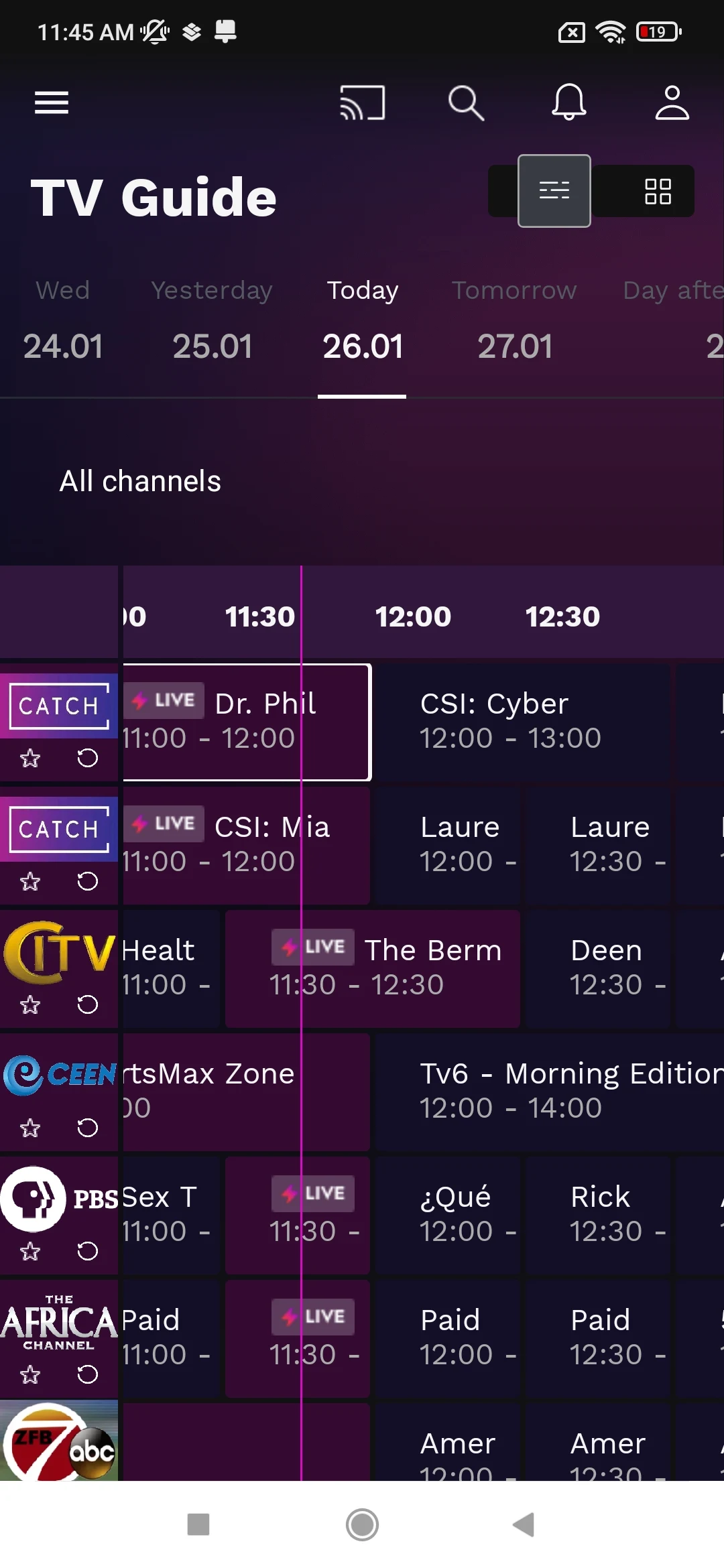 Digicel Multiscreen TV screenshot