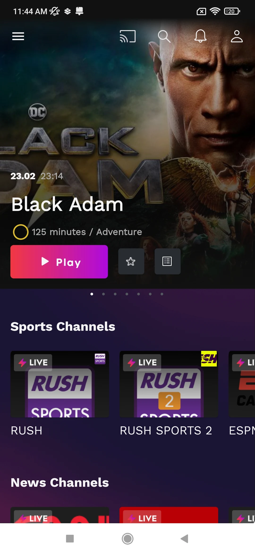 Digicel Multiscreen TV screenshot