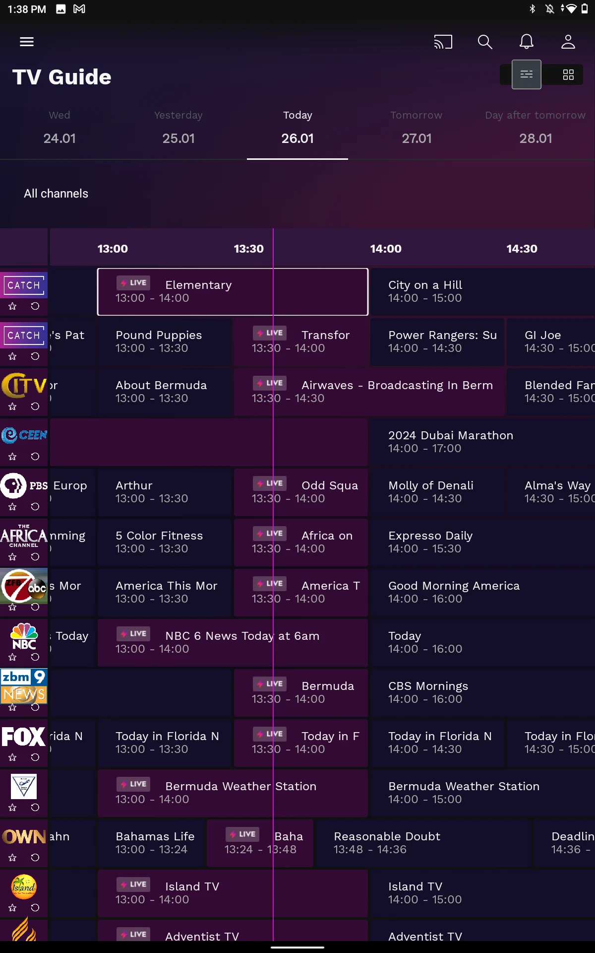 Digicel Multiscreen TV screenshot